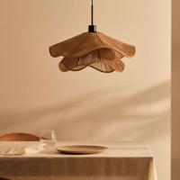 Kave Home Lampenkap 'Pontos' Dubbel, Jute, 50cm