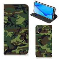 Huawei P40 Lite | Hoesje met Magneet | Army Dark