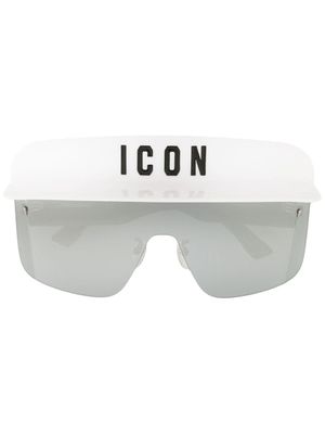 DSQUARED2 EYEWEAR lunettes de soleil à monture aviateur - Blanc