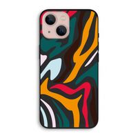 Colored Zebra: iPhone 13 Biologisch afbreekbaar hoesje