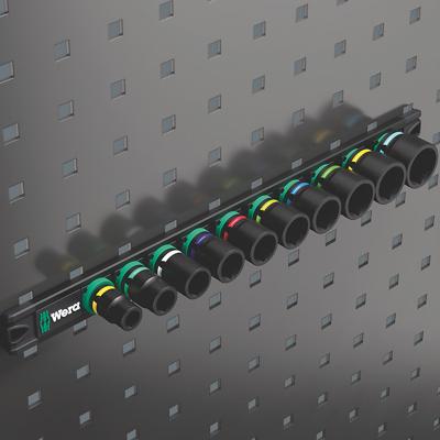 Wera 9607 Dop-magneetstrip B Impaktor 1 dopsleutel