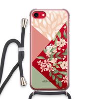 Sweet heaven geometrics: iPhone SE 2020 Transparant Hoesje met koord