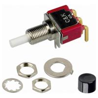 C & K Switches 8168SHABE2 Push button 8060 Series Druktoets 20 V/DC 1x aan/(aan) 1 stuk(s) Bulk