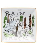 GINORI 1735 assiette carrée Rain Rock Creek (13.5 cm) - Blanc - thumbnail