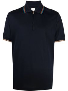 Paul Smith polo à détails rayés - Bleu