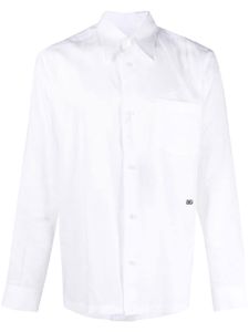 Dolce & Gabbana chemise à détail de logo - Blanc