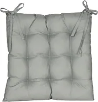 Anna's Collection zitkussen gewatteerd 38x38cm olijf