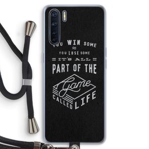 Life: Oppo A91 Transparant Hoesje met koord