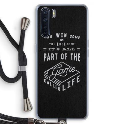 Life: Oppo A91 Transparant Hoesje met koord