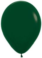 Donkergroene ballonnen 30cm 12 stuks - thumbnail
