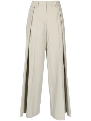 Off-White pantalon à empiècements contrastants - Tons neutres