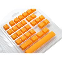 Yellow Rubber Gaming Keycap Set Keycaps