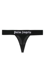 Palm Angels string en stretch à bande logo - Noir