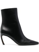 Lanvin bottines Swing 75 en cuir - Noir