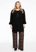 Yoek Wijde broek | Zwart | Maat 46/48