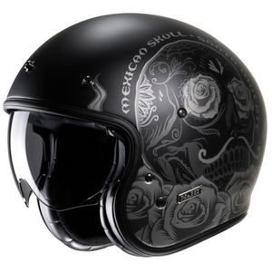 HJC V31 Desto, Jethelm of scooter helm, Mat Zwart Grijs