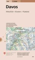 Wandelkaart - Topografische kaart 1197 Davos | Swisstopo