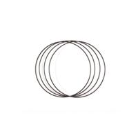 Vaessen Creative • metalen ringen set ø20cm 3mm zwart 4x