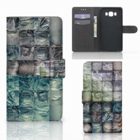 Wallet Case met Pasjes Samsung Galaxy J7 2016 Spijkerbroeken