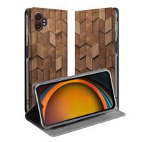 Samsung Galaxy Xcover7 Pro | Bookcase | Wooden Cubes