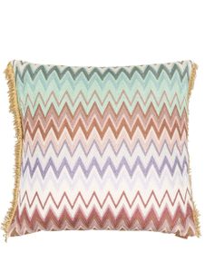 Missoni Home coussin à motif zigzag - Vert