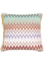 Missoni Home coussin à motif zigzag - Vert - thumbnail