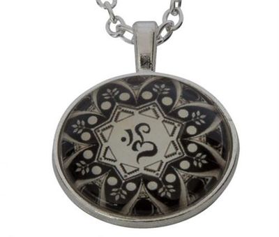 Gelukshanger - Ohm Lotus - (22 mm)