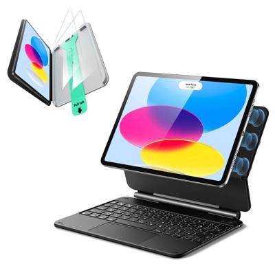 iPad 11" (A16, 2025) Rebound Magnetic Keyboard Case Protection Bundle-US Layout-Black