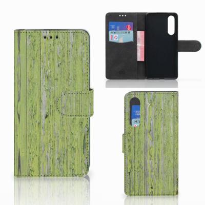 Huawei P30 | Book Style Case | Green Wood