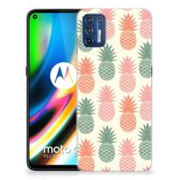 Motorola Moto G9 Plus | Siliconen Case | Ananas