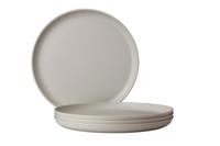 Set van 4 Mepal platte borden silueta 260 mm nordic white