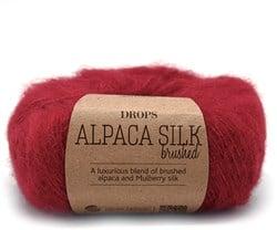 Drops Brushed Alpaca Silk Uni Colour 007 Rood