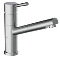 Ngk Schutte unicorn ééngreepsmeraan keuken met uittrekbare uitloop | chroom - 33770 - 33770