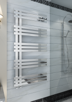 Eastbrook Rizano design radiator 120x60cm Chroom 626 watt - thumbnail