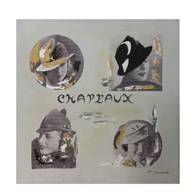 Canvas Schilderij Chapeaux