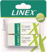 Linex witte gum, blister van 2 stuks - thumbnail