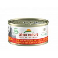 Almo Nature HFC Natural kip met garnalen natvoer kat (70 g) 6 x 70 g