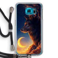 Night Guardian: Samsung Galaxy S6 Transparant Hoesje met koord