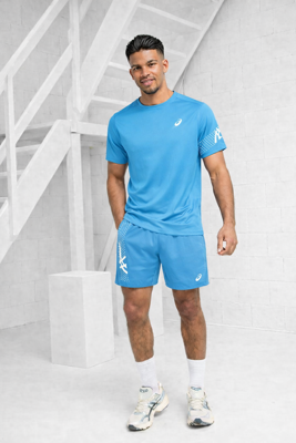 Asics Icon Zomerset Heren Lichtblauw - Maat S - Kleur: Lichtblauw | Soccerfanshop