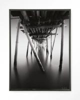 Urban Cotton Wandkleed 'Underworld' 145 x 190cm in Floating Frame - black