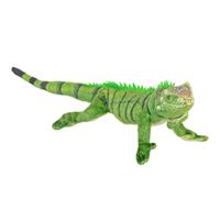 Wild Republic Leguaan knuffel - pluche - groen - 43 cm - hagedissen - knuffeldieren
