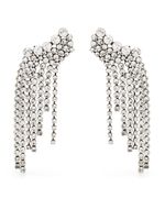 ISABEL MARANT boucles d'oreilles frangées à ornements en cristal - Argent