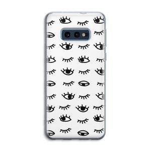 Eye pattern #2: Samsung Galaxy S10e Transparant Hoesje