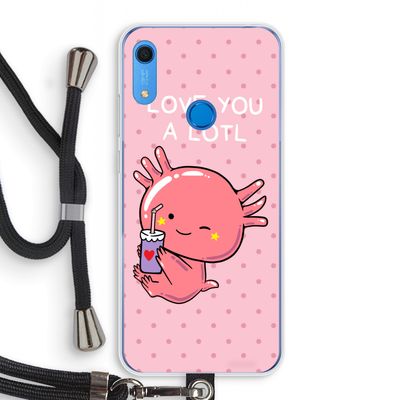 Love You A Lotl: Huawei Y6s Transparant Hoesje met koord