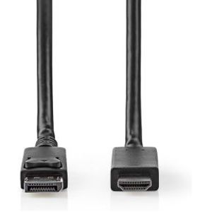 DisplayPort - HDMI-Kabel | 1.4 | DisplayPort Male - HDMI Male | 2,0 m | Zwart