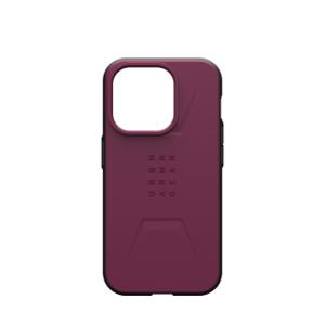 Urban Armor Gear Civilian MagSafe Backcover Apple iPhone 15 Pro Bordeaux MagSafe compatible