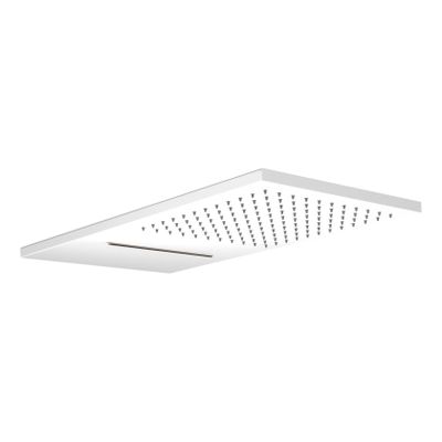 Hoofddouche Tres Exclusive | 55x28 cm | Met waterval | Rechthoek | Wit mat