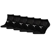 Puma Sport Cushioned Sneakersokken Light 6-pack Zwart-35/38