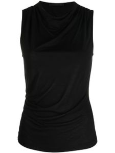 Helmut Lang Mouwloze blouse - Zwart