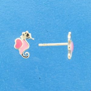 TFT Oorknoppen Zeepaard Zilver Gerhodineerd Glanzend 9 mm x 6 mm